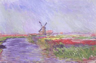 Claude Monet Champ de Tulipes oil painting picture